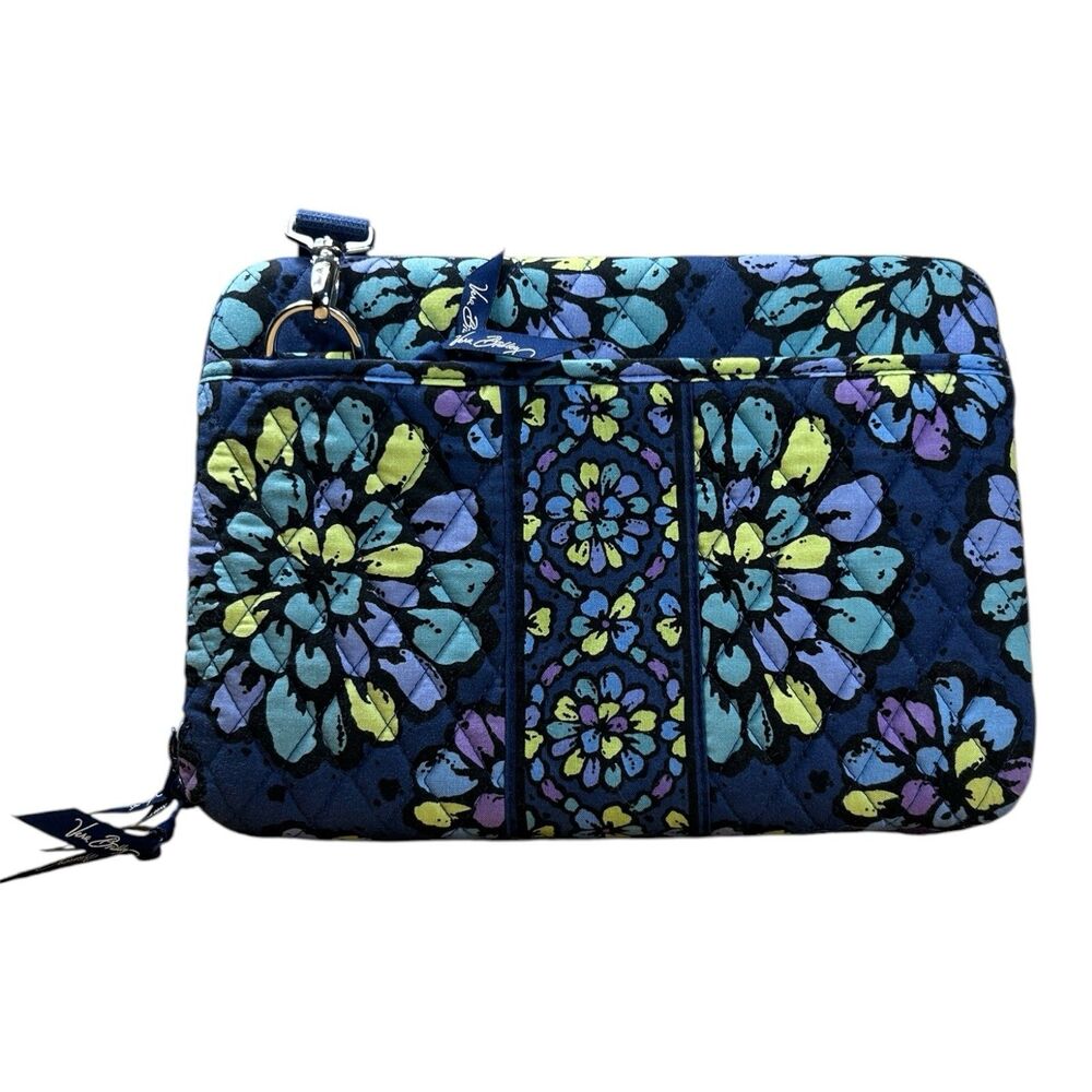 Vera Bradley Mini Laptop Case Indigo Pop NWT MSRP $54 10962-126